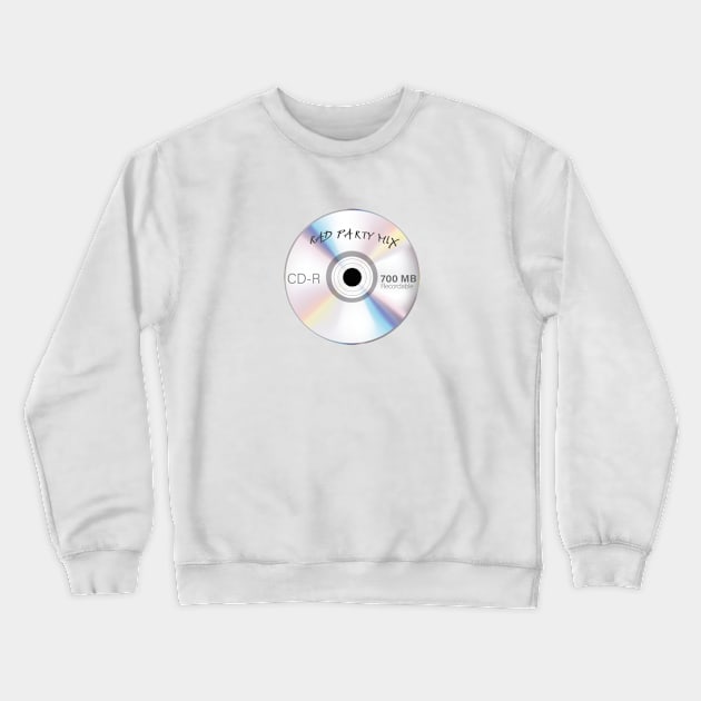 rad mix cd Crewneck Sweatshirt by Loete Design